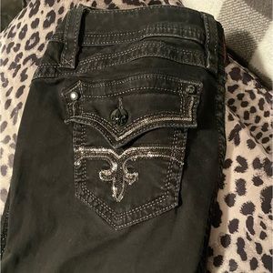 Size 31 skinny black Rock Revival women’s jeans
